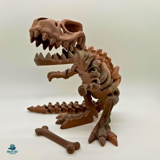 Large Skeleton T-Rex and Accessory Bone